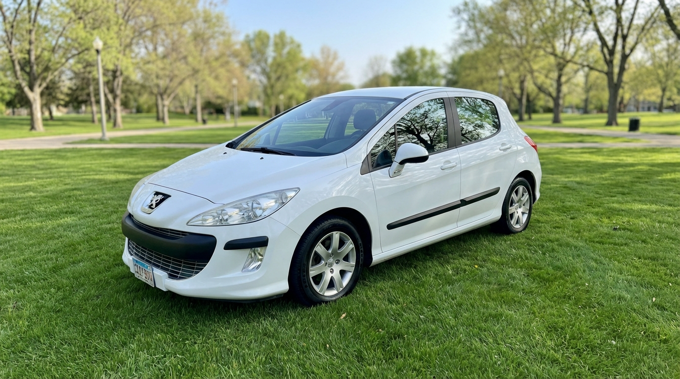 Demo car with professional AI-generated background